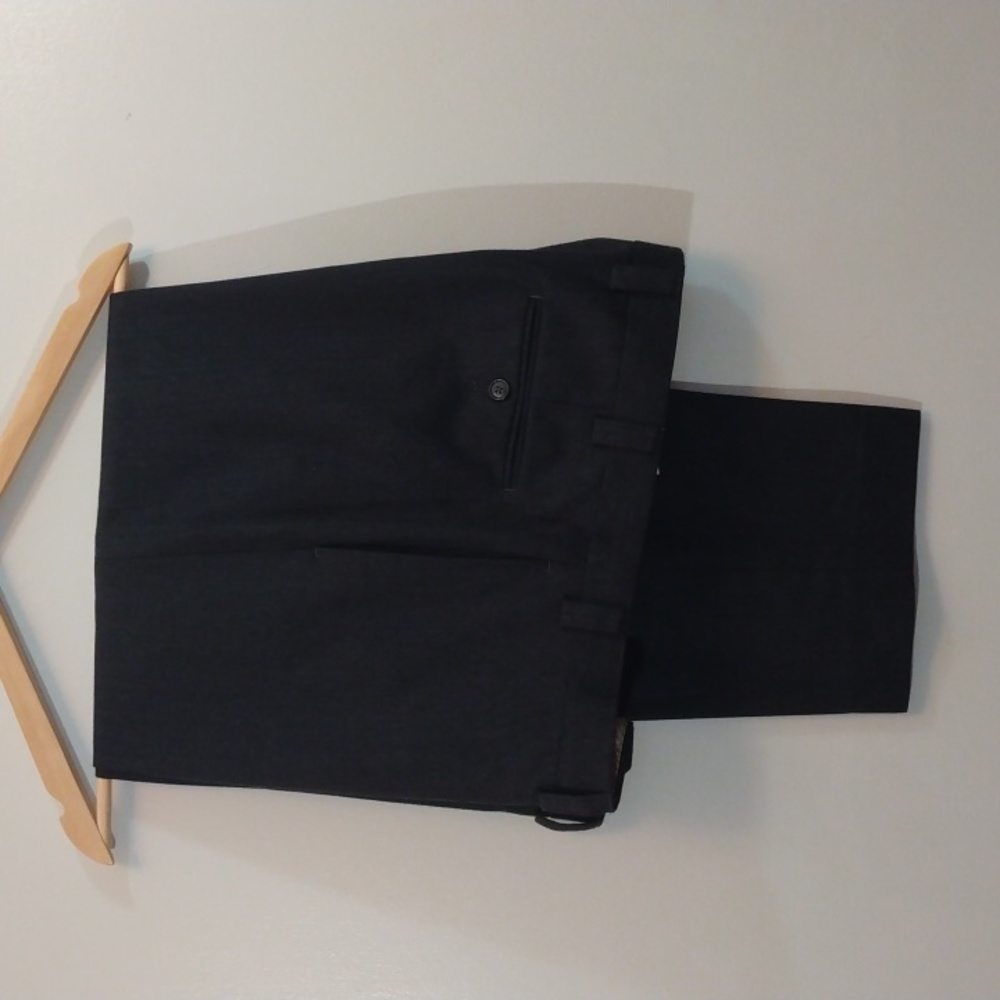 Lauren Ralph Lauren Gray Flannel Wool Pants 39* - 27.75 - Picture 11 of 13